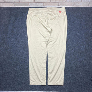 Beige Dickies Skinny Trousers Women's W44