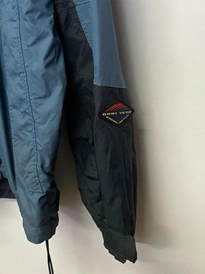 Columbia Sportswear Blue & Black Hooded Windbreaker Jacket