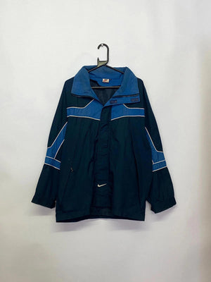 Vintage Nike Windbreaker Jacket Navy Blue/Blue – Size M