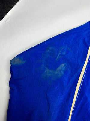 Adidas Blue Hooded Windbreaker Jacket