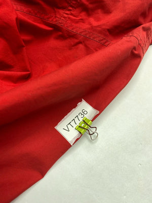 Patagonia Red & Beige Hooded Rain Jacket