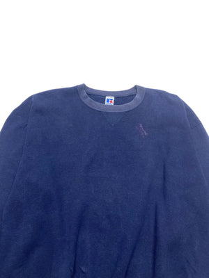 Vintage Navy Russell Athletic Blank Sweatshirt Men's XXL
