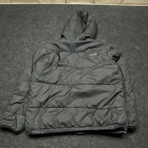 Black-Grey The North Face Reverse Puffer Jacket Men's Small