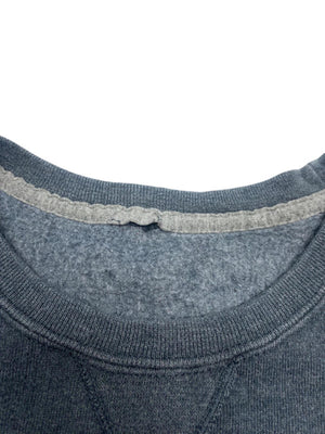 Grey Russell Athletic Blank Sweatshirt Men's Large