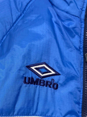Vintage Blue Umbro Puffer Jacket Men's Small