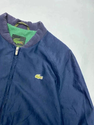 Vintage Lacoste Navy Bomber Jacket Full Zip