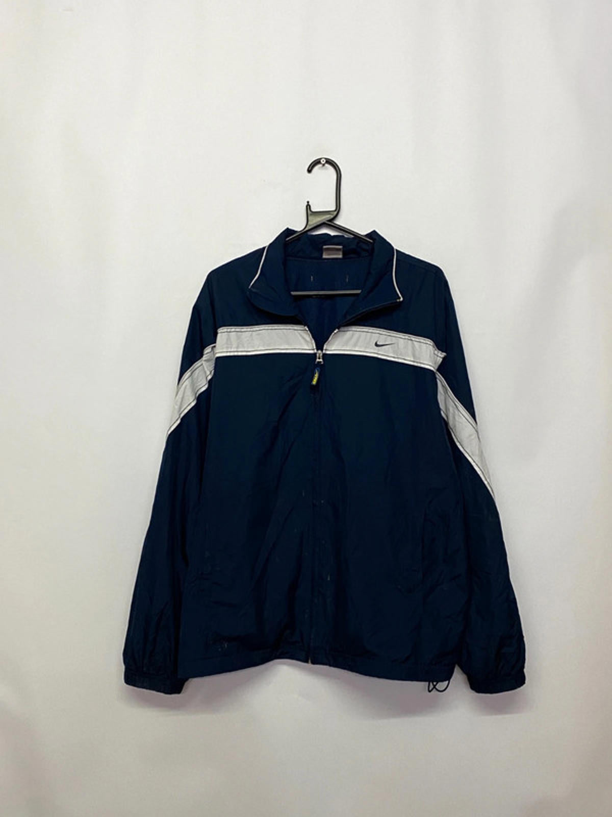 Nike Vintage Navy & Grey Full-Zip Track Jacket