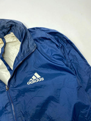 Vintage Adidas Navy Windbreaker Jacket – Size 174 / USA