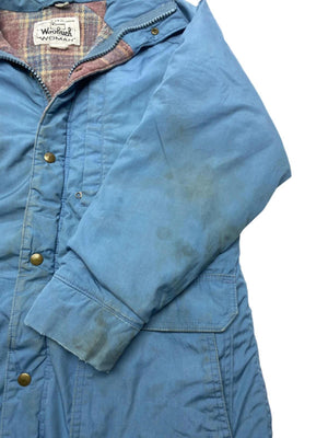 Blue Woolrich Long Coat Women's Large