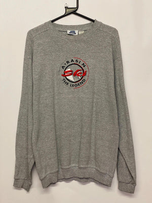 A-Basin “The Legend” Ski Resort Grey Crewneck Sweatshirt