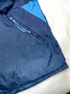 Vintage Umbro Navy Blue & Purple Hooded Windbreaker Jacket