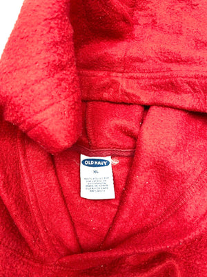 Old Navy Red Fleece Logo Hoodie (Men’s XL)