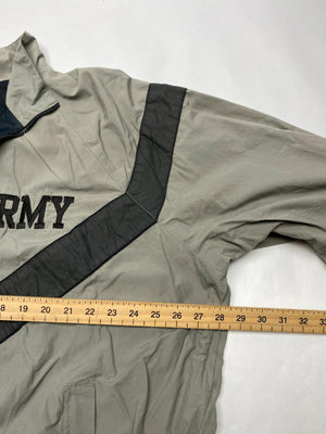 Vintage U.S. Army PT Windbreaker Jacket – Grey/Black Chevron