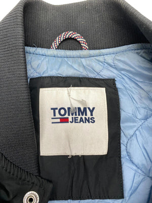 Black Tommy Jeans Varsity Jacket Men's XL