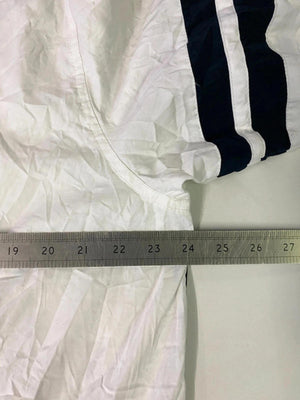 Nike Vintage White Track Jacket with Black Stripe Sleeves