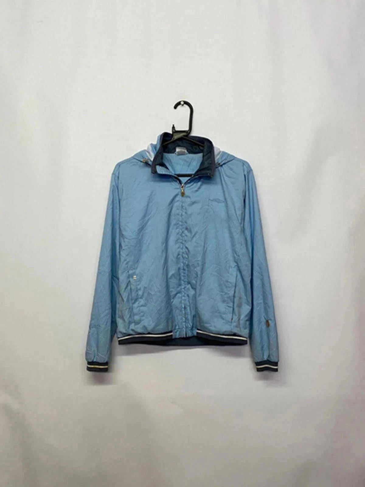 Men's Light Blue Windbreaker Jacket