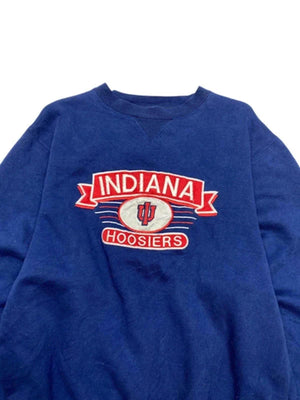 Navy Embroidery Sweatshirt Men's Large