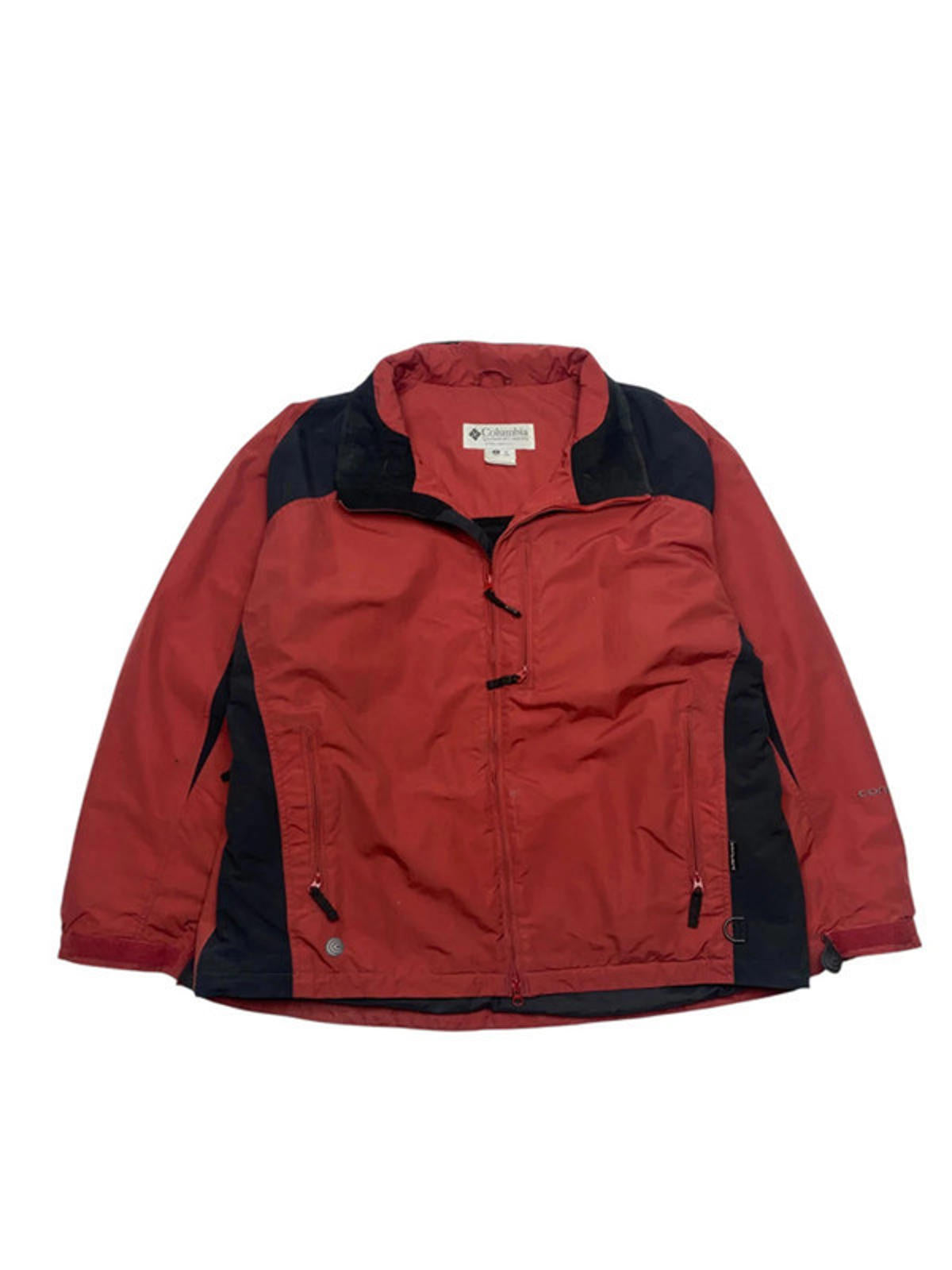 Black and Red Columbia Raincoat Men's XL