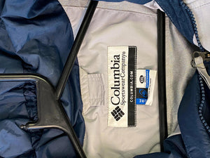 Columbia Sportswear Company Blue & Grey Waterproof Jacket