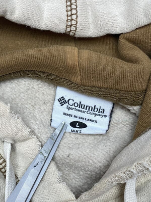 Beige Columbia Hoodie Men's Large Northern Pole Vintage Wholesale 
