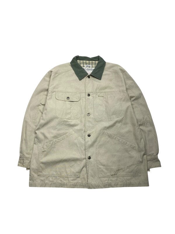 Beige Columbia Workwear Jacket Men's XL Northern Pole Vintage Wholesale 
