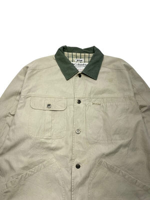 Beige Columbia Workwear Jacket Men's XL Northern Pole Vintage Wholesale 