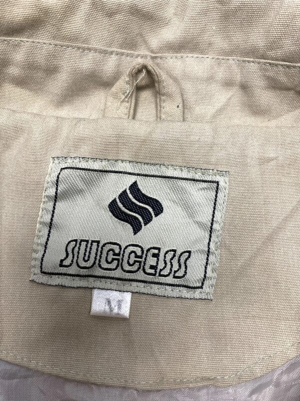 Beige Success Workwear Jacket Men's Medium Northern Pole Vintage Wholesale 