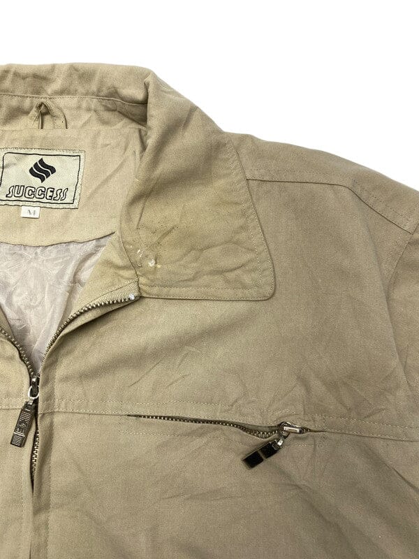 Beige Success Workwear Jacket Men's Medium Northern Pole Vintage Wholesale 