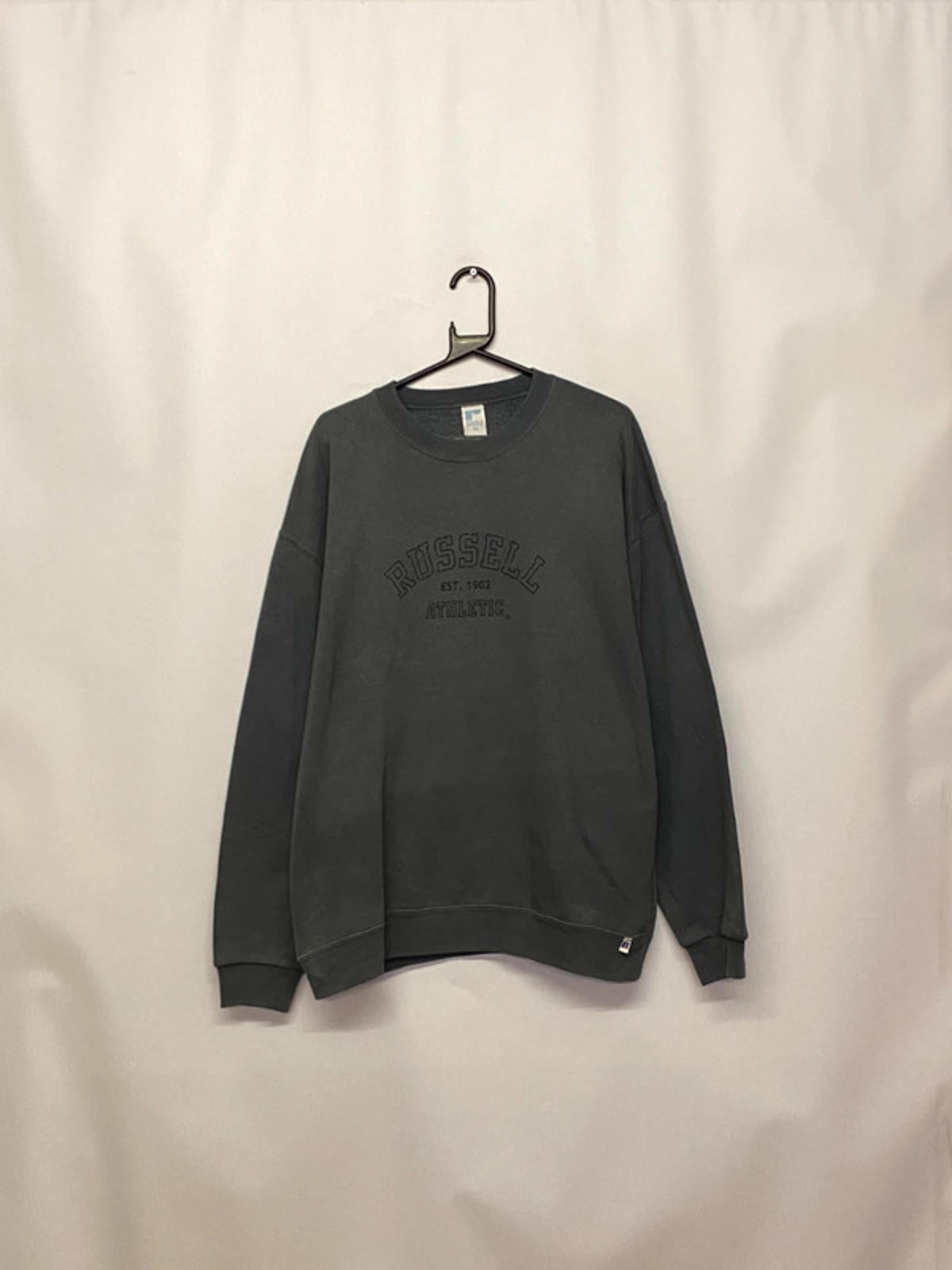 Russell Athletic Grey Embroidered Sweatshirt Size XL