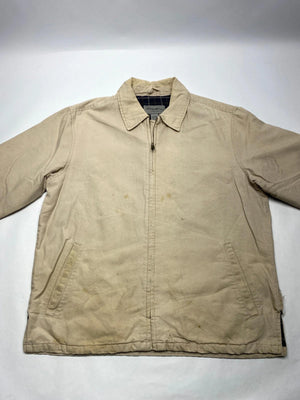 Vintage Eddie Bauer Zip-Up Jacket – Beige