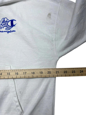 White Champion Hoodie Men's Medium