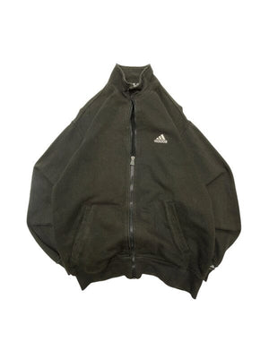 Black Adidas Fleece Jacket Men's Small Northern Pole Vintage Wholesale 