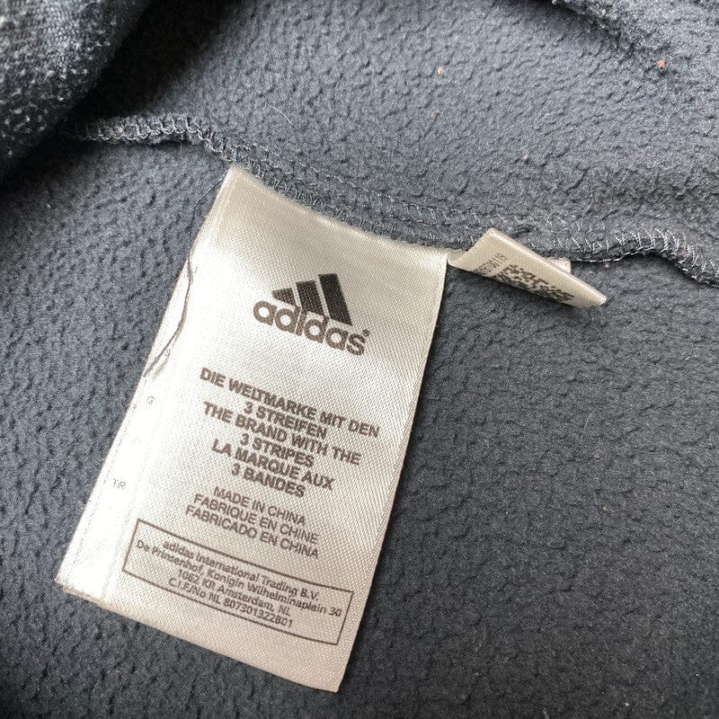 Black Adidas Fleece Jacket Men's Small Northern Pole Vintage Wholesale 