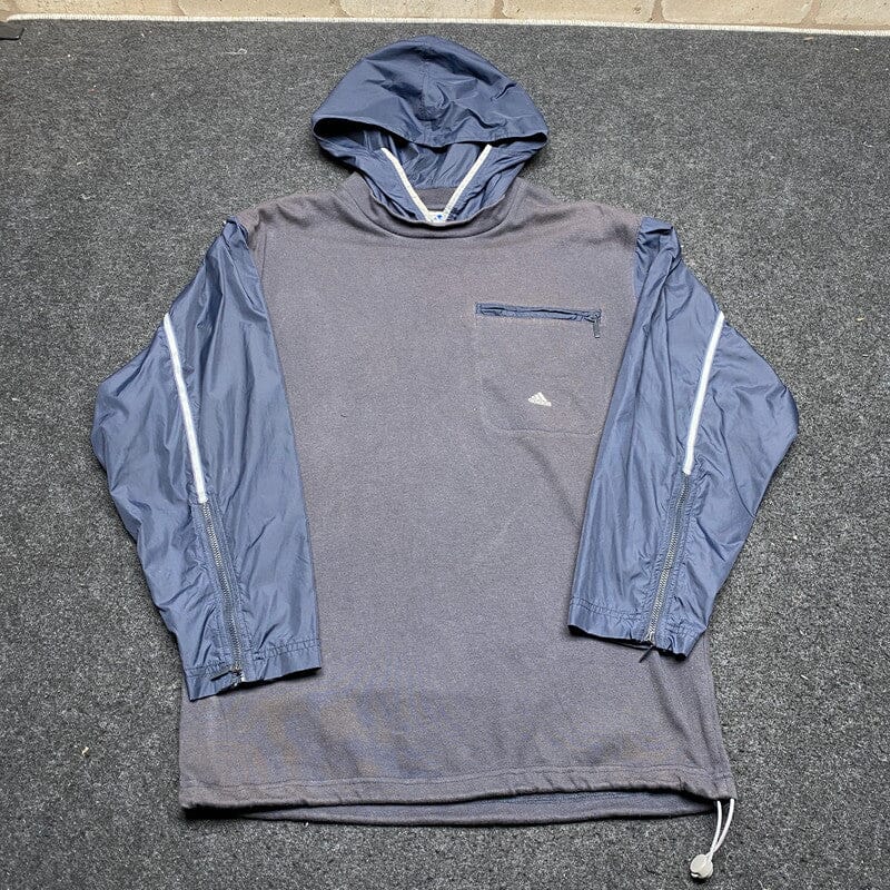 Black Adidas Hoodie Men's Small Northern Pole Vintage Wholesale 