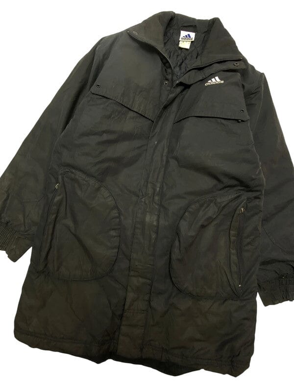 Black Adidas Parka Men's Large Northern Pole Vintage Wholesale 