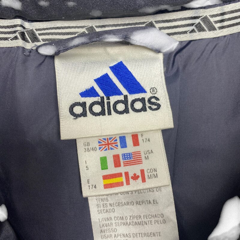 Black Adidas Puffer Jacket Men's Medium Northern Pole Vintage Wholesale 