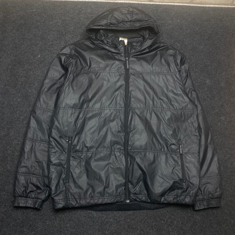Black Adidas Quilted Jacket Men's XXL Northern Pole Vintage Wholesale 
