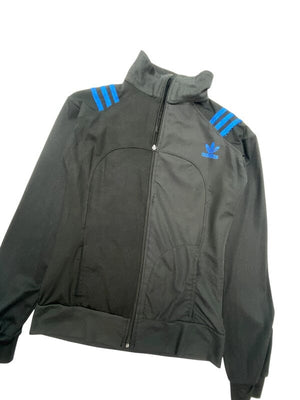 Black Adidas Tracksuit Jacket Youth's Medium Northern Pole Vintage Wholesale 