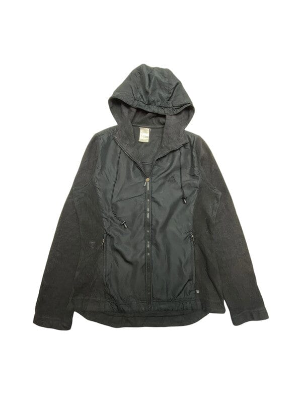 Black Adidas Windbreaker Women's Medium Northern Pole Vintage Wholesale 