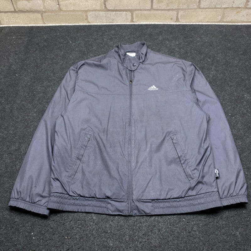 Black Adidas Windbreaker XL Northern Pole Vintage Wholesale 