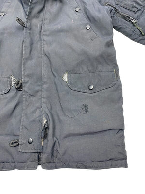 Black Alpha Industries Parka Jacket Women's Medium Northern Pole Vintage Wholesale 