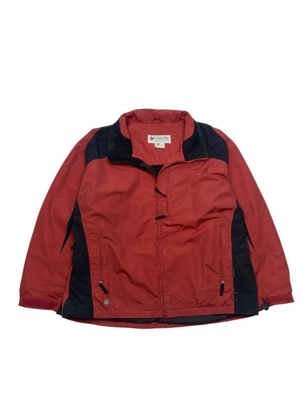 Black and Red Columbia Raincoat Men's XL Northern Pole Vintage Wholesale 