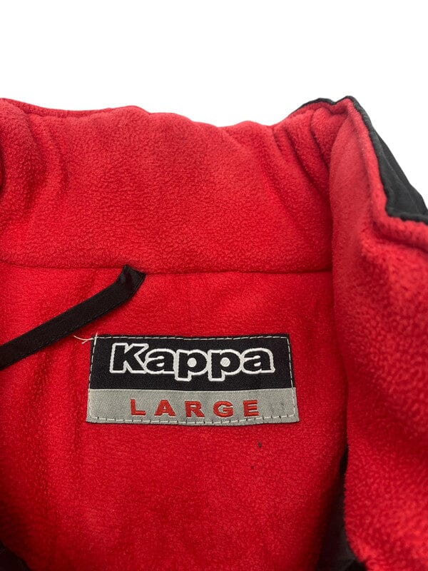 Black and Red Kappa Jacket Men's Large Northern Pole Vintage Wholesale 
