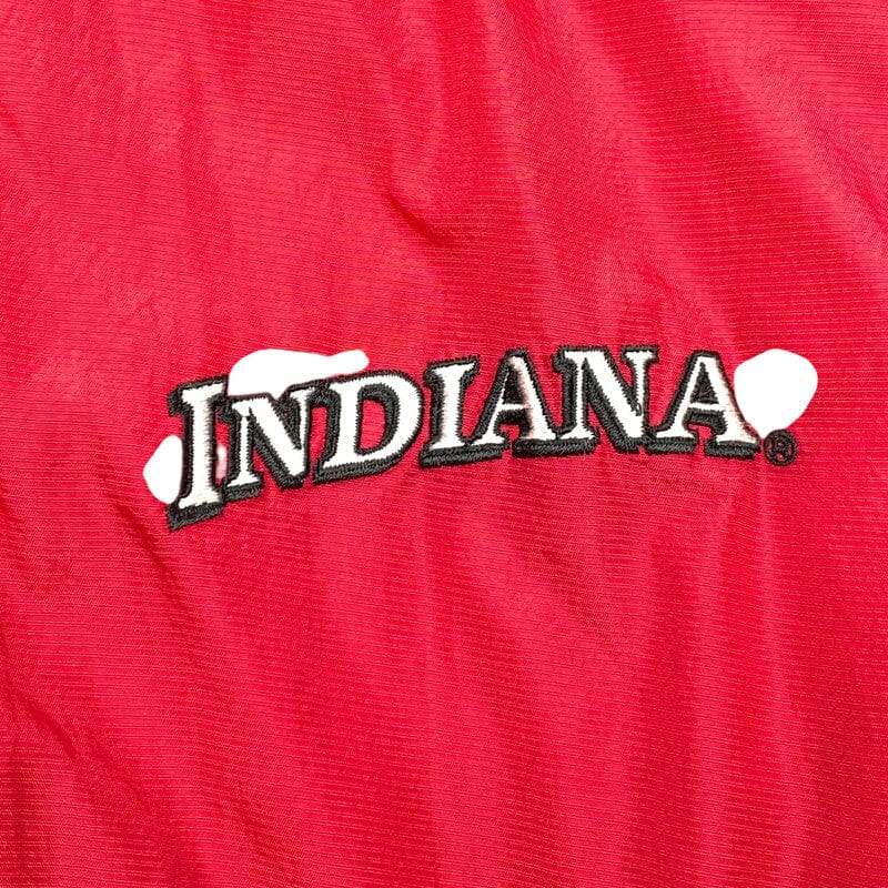 Black and Red Logo Athletics Windbreaker Men's Large Northern Pole Vintage Wholesale 