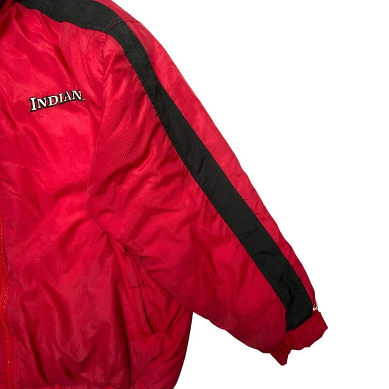 Black and Red Logo Athletics Windbreaker Men's Large Northern Pole Vintage Wholesale 