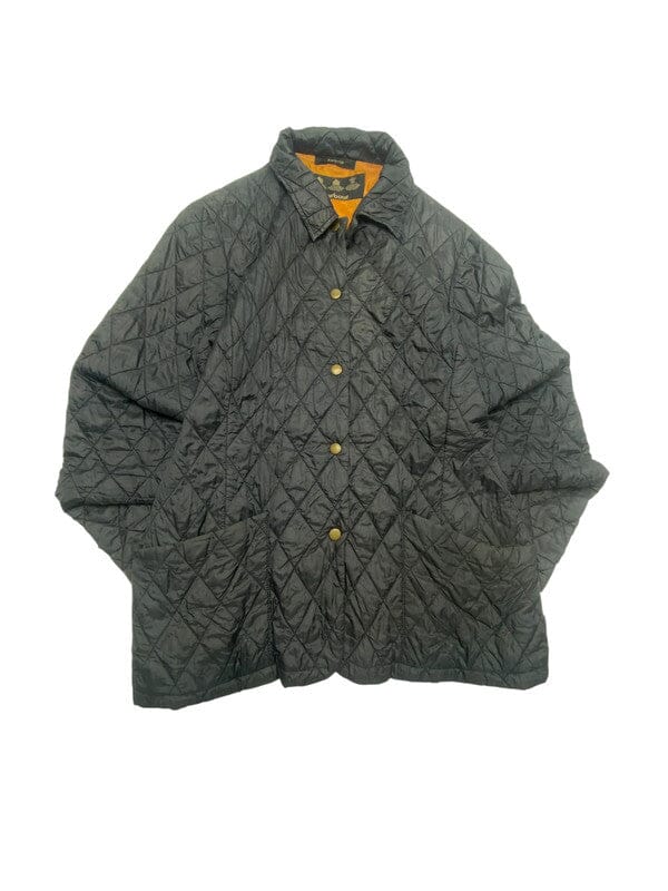 Black Barbour Quilted Jacket Men's Large Northern Pole Vintage Wholesale 