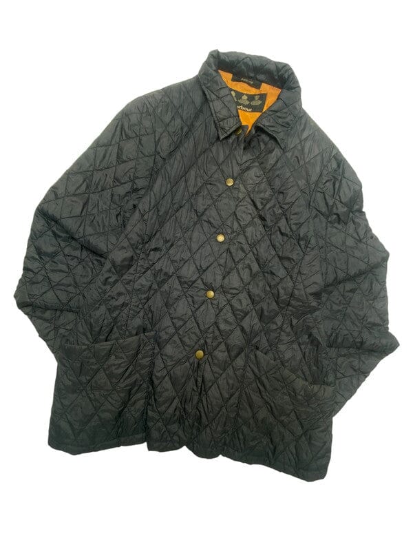 Black Barbour Quilted Jacket Men's Large Northern Pole Vintage Wholesale 