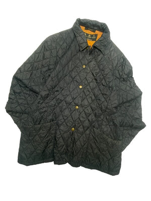 Black Barbour Quilted Jacket Men's Large Northern Pole Vintage Wholesale 