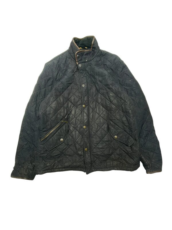 Black Barbour Quilted Jacket Men's XL Northern Pole Vintage Wholesale 