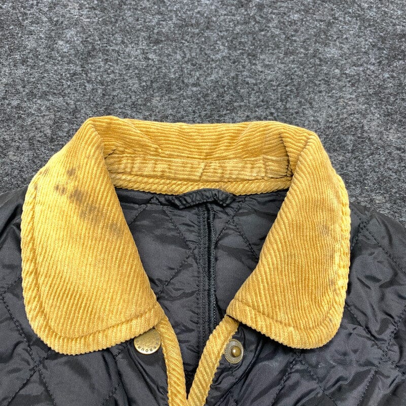 Black Barbour Quilted Jacket Women's Small Northern Pole Vintage Wholesale 